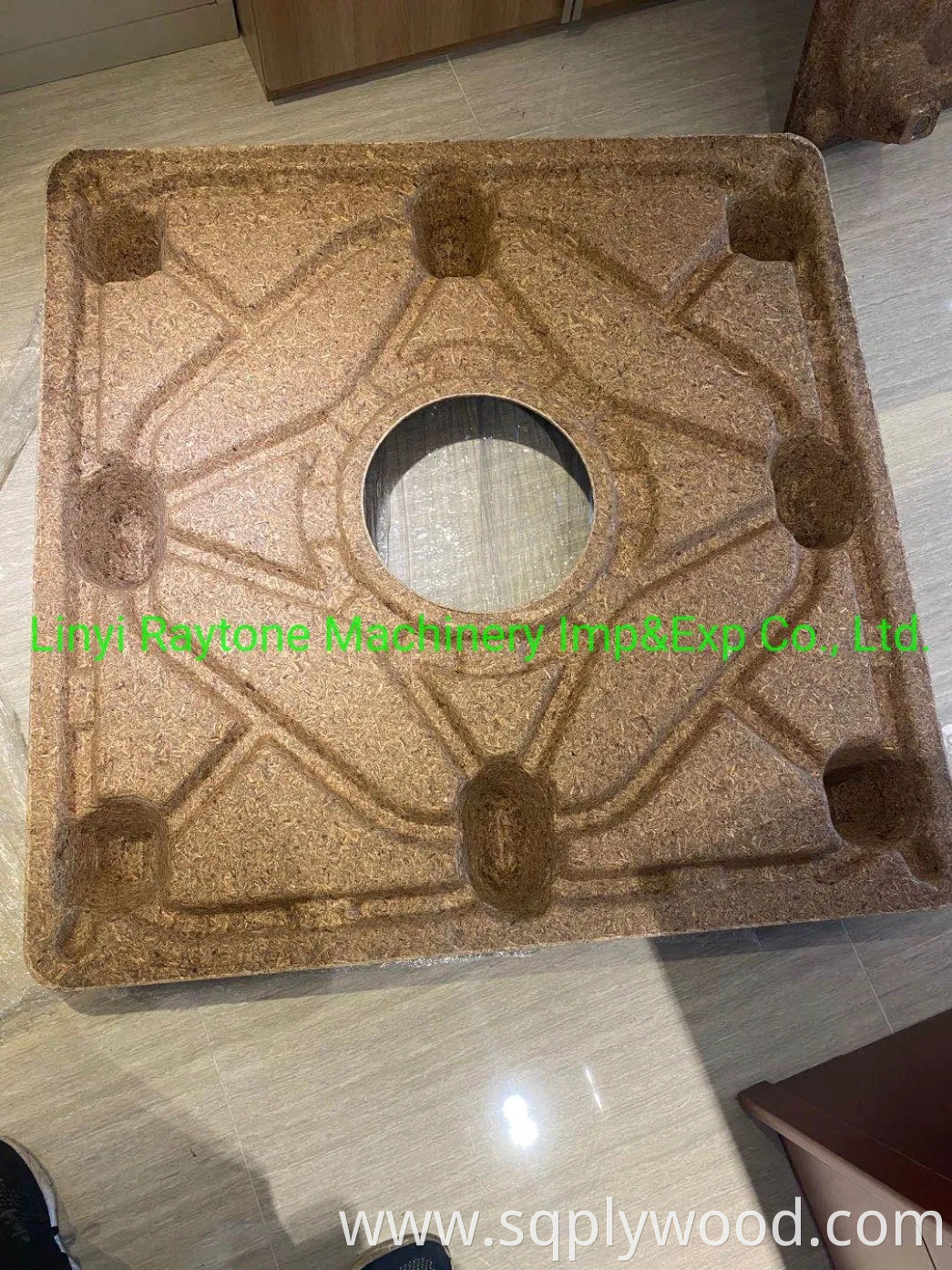 Free Fumigation High Pressure Compressed Moulding Wooden Pallet